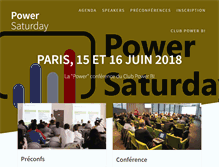 Tablet Screenshot of powersaturday.com